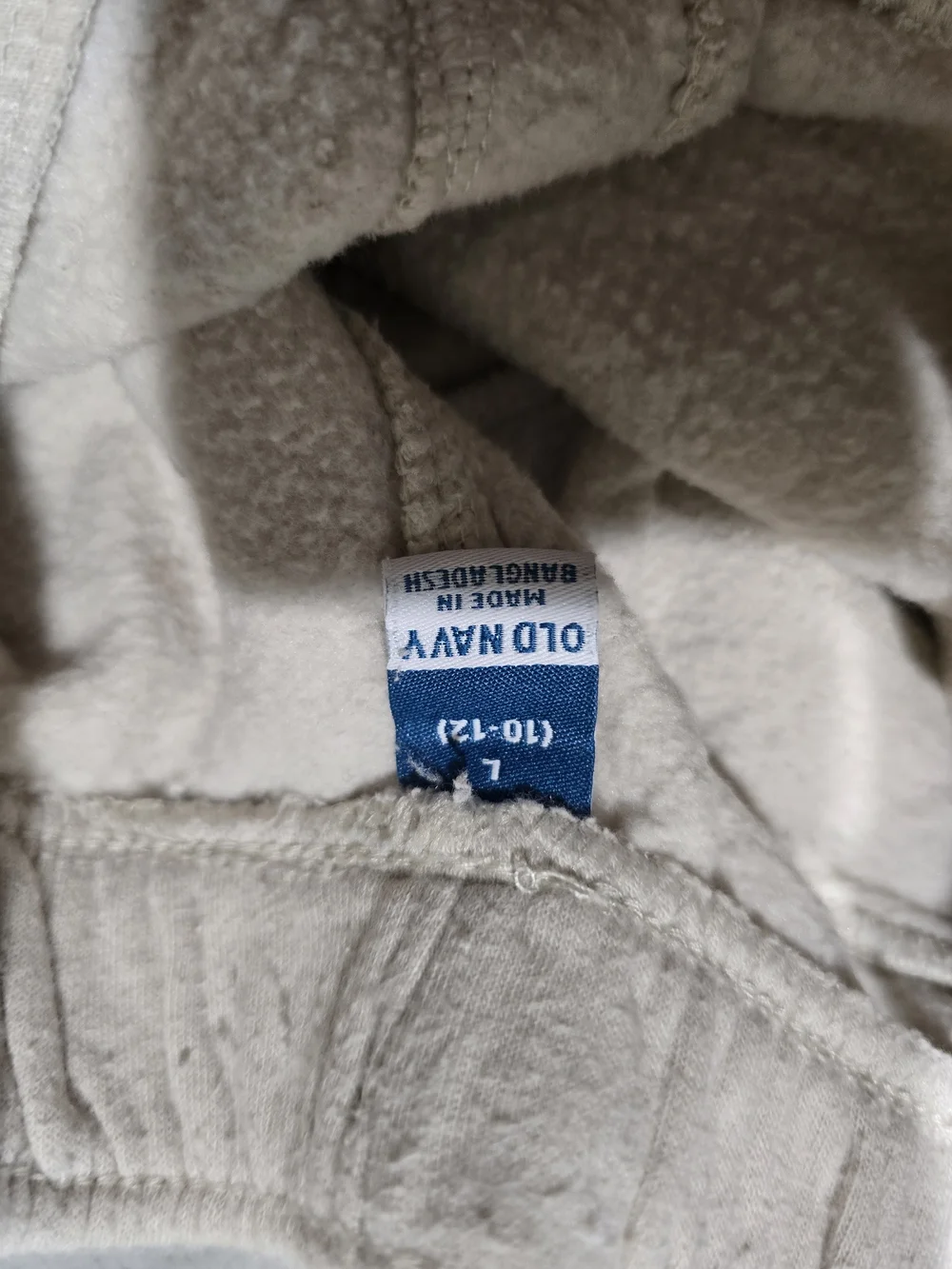 Old Navy Cargo Drawstring Shorts - Black & Cream